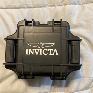 Invicta (black on black)  Hard Watch Case Super Rare!!